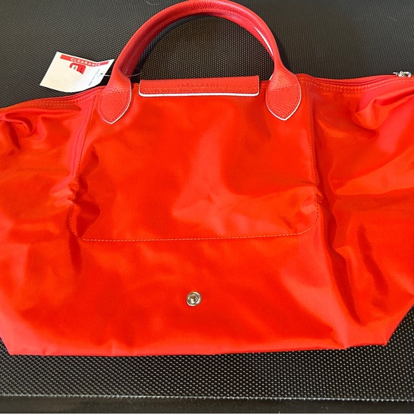 Red Longchamp Tote - Picture 2 of 5